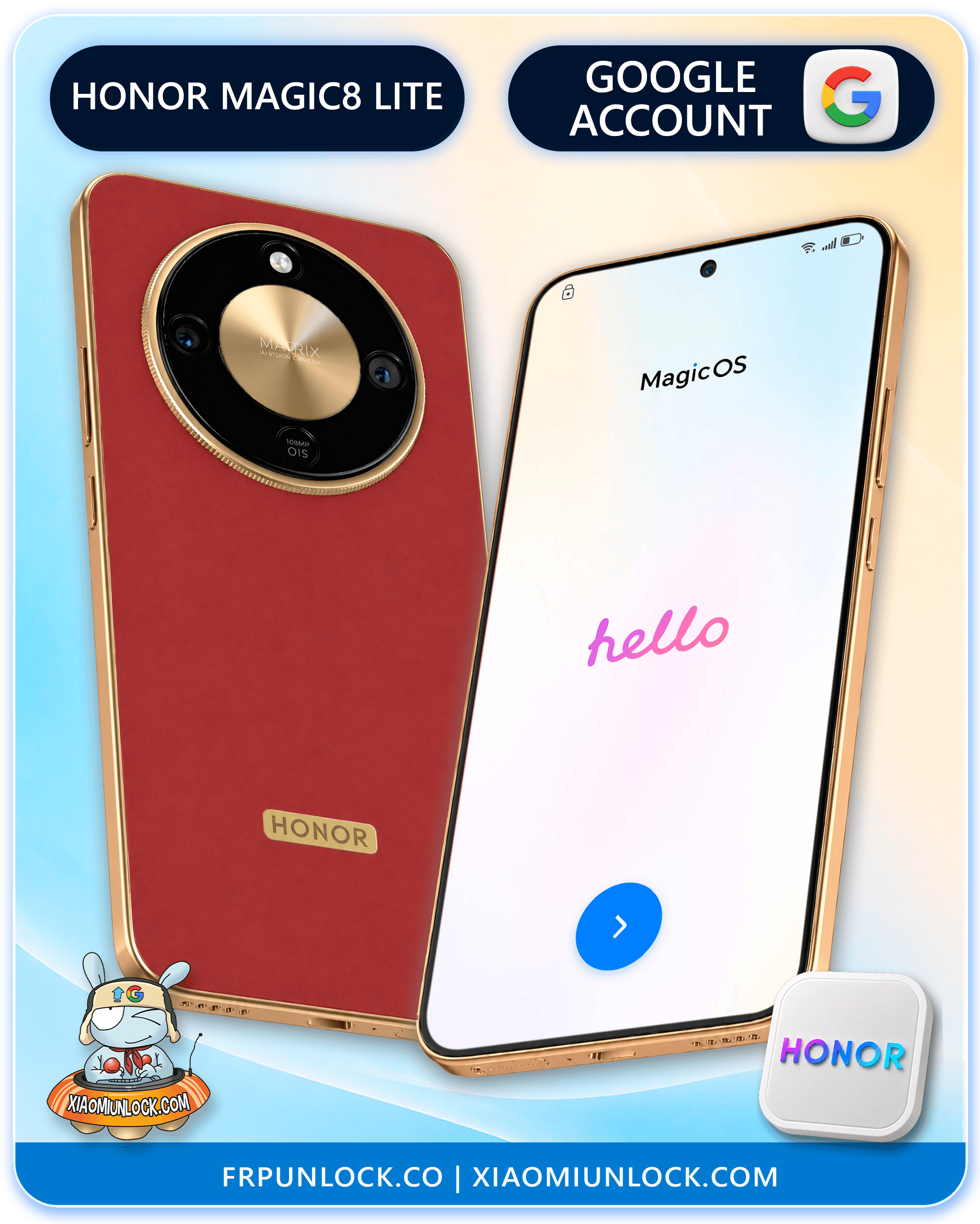 Eliminar Cuenta Google Honor Magic 8 Lite